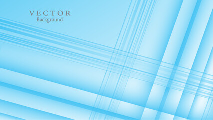 Abstract soft blue flowing lines on plain pastel background.