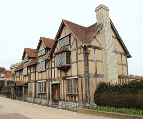 The birthplace of William Shakespeare in Stratford-upon-Avon