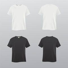 Naklejka premium 3D-tshirt-mockup