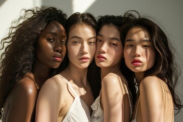 Obraz premium View of diverse ethnicities people