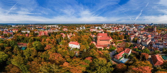 Jesienna panorama Olsztyna
