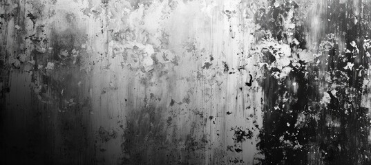 Black and White Background with Distinct Grunge Texture for a Stylish and Edgy Atmosphere.