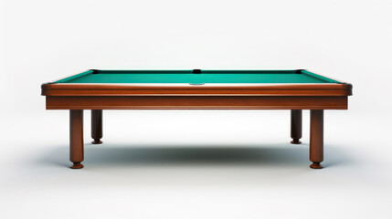 billiard table isolated on white background