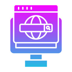 Obraz premium Search Engine Icon