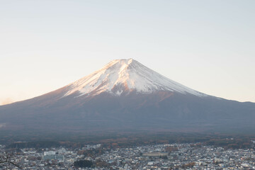 Mount Fuji in the morning