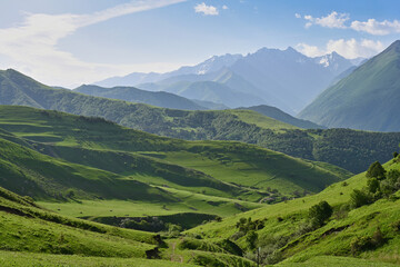 Obraz premium Morning landscape of the Erzi Nature Reserve