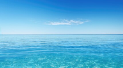 Fototapeta na wymiar sea smooth ocean background illustration beach sand, blue serene, peaceful tranquil sea smooth ocean background