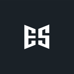 Obraz premium ES logo