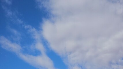 blue sky with clouds