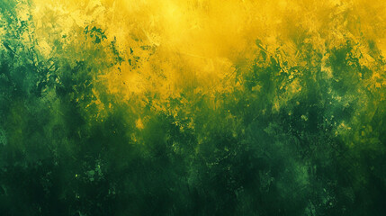 Yellow & verdant green grunge banner background 