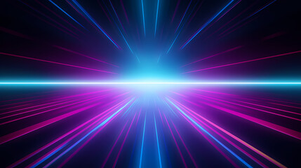 Fototapeta premium Abstract line art background, technological background