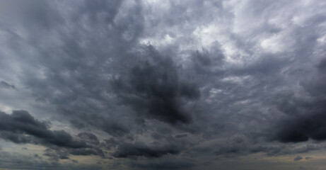 Bad or moody weather sky and environment. carbon dioxide emissions, greenhouse effect, global...