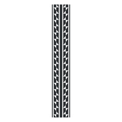 Sample of car tire pattern on white background