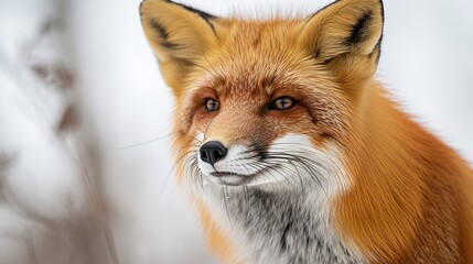 Fototapeta premium red fox portrait