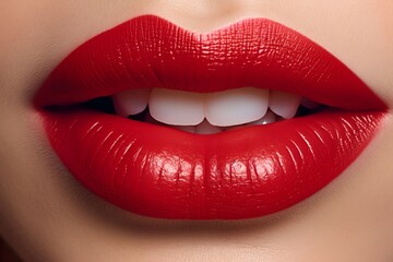 Obraz premium Red lipstick