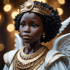 African Porcelain Angel Inspiration