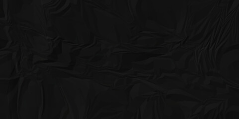 	
Abstract dark black paper crumpled texture. Black fabric textured crumpled. black paper background. panorama black wrinkly paper texture background, crumpled pattern texture.