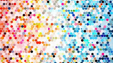 colorful abstract dots background illustration vibrant modern, artistic geometric, digital texture colorful abstract dots background