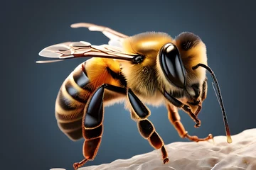 Fotobehang bee © big bro