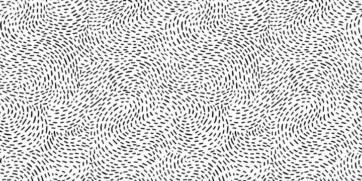 Fototapeta Seamless pattern with small dots or dashes.