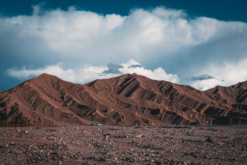 Landscape in the desert