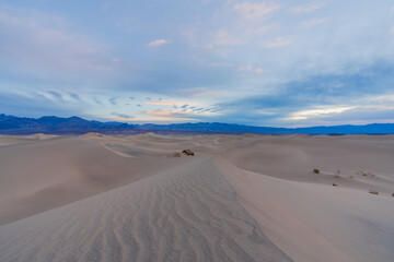 Fototapeta na wymiar Sand dunes in the morning