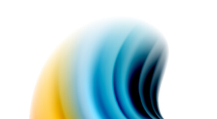 Color mixing liquid rainbow shape background