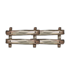 wooden fence illustration