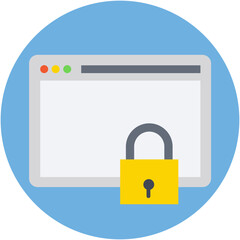 Web Security Vector Icon