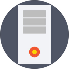 PC Tower Vector Icon