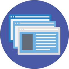 Web Content Vector Icon