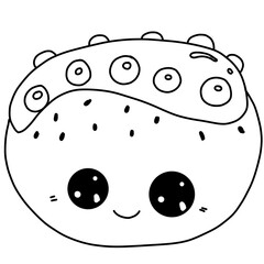 Sushi icons - set of Japanese food icons Includes icons such as sushi, sashimi, maki, sushi rolls, and more.