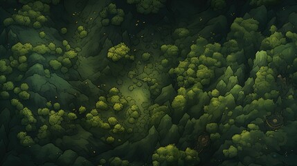 top down forest texture As comic