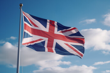 United Kingdom flag. The country of United Kingdom. The symbol of United Kingdom.	
