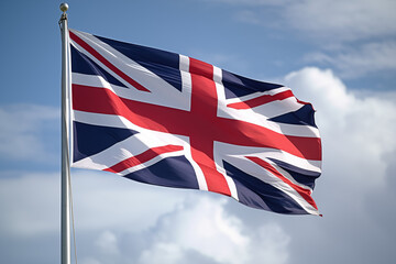 United Kingdom flag. The country of United Kingdom. The symbol of United Kingdom.	
