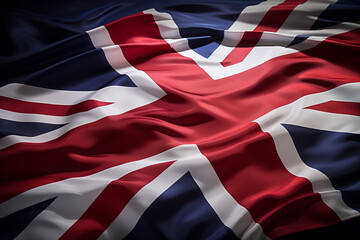 Fototapeta premium United Kingdom flag. The country of United Kingdom. The symbol of United Kingdom. 