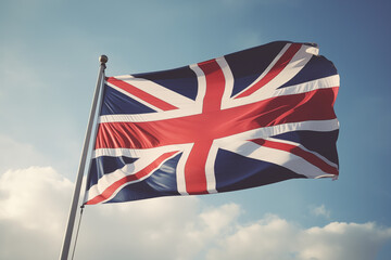 United Kingdom flag. The country of United Kingdom. The symbol of United Kingdom.	
