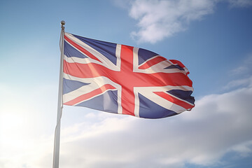 United Kingdom flag. The country of United Kingdom. The symbol of United Kingdom.	
