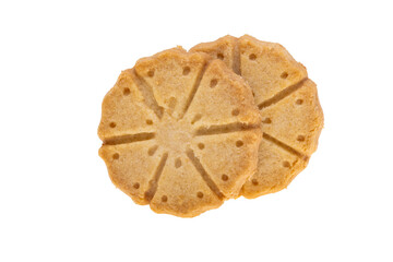 Scottish shortbread isolated