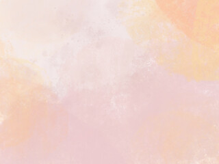 ピンクとオレンジの水彩画風壁紙、背景
