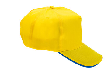 Fototapeta premium yellow cap isolated