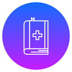 Obraz premium Medical Book Icon