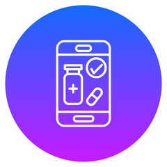Obraz premium Online Pharmacy Icon