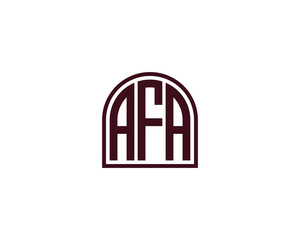 Fototapeta premium AFA LOGO DESIGN VECTOR TEMPLATE