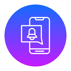 Smartphone Alarm Icon