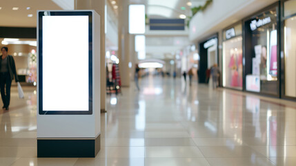 White Blank Lightbox with Copy Space 