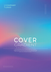 Naklejka na ściany i meble Vector Modern Abstract Gradient Cover Collection for Background template