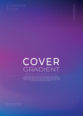 Obraz premium Vector Modern Abstract Gradient Cover Collection for Background template