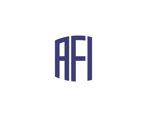 Fototapeta premium AFI LOGO DESIGN VECTOR TEMPLATE