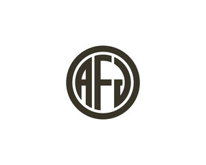 AFJ LOGO DESIGN VECTOR TEMPLATE